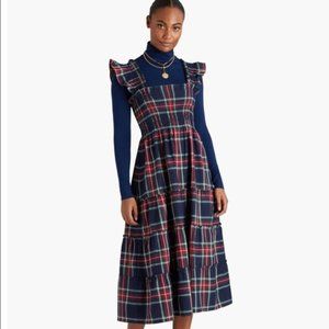 Hill House Ellie Nap Dress -- Navy Tartan XS NEVER WORN